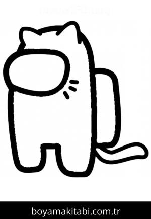 Among us boyama sayfası – eğlenceli etkinlik, el becerilerini geliştirir