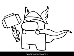 Among us boyama sayfası – yaratıcılık, eğlenceli etkinlik