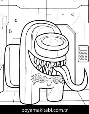 Among us boyama sayfası,  coloring page, , 