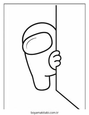 Among us boyama sayfası – yaratıcılık, eğlenceli etkinlik