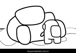 Among us boyama sayfası – yaratıcılığı geliştirir, keyifli zaman