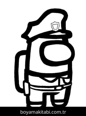 Among us boyama sayfası – çocuk aktivitesi, PDF indir