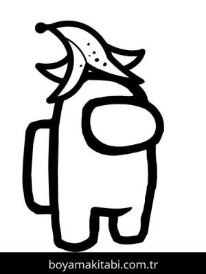 Among us boyama sayfası – renkli çizimler, okul öncesi