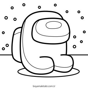 Among us boyama sayfası – yaratıcılığı geliştirir, keyifli zaman