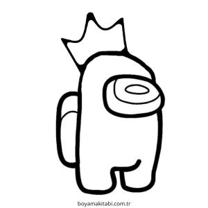 Among us boyama sayfası – eğlenceli etkinlik, el becerilerini geliştirir