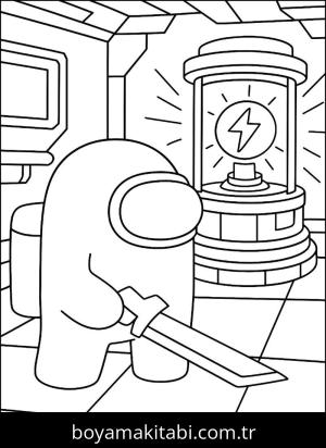 Among us boyama sayfası,  coloring page, , 