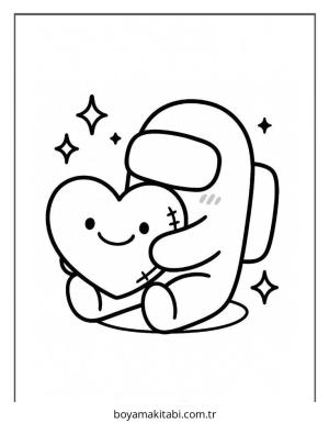 Among us boyama sayfası – yaratıcılık, eğlenceli etkinlik