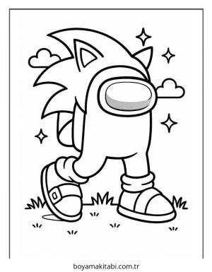 Among us boyama sayfası – ücretsiz yazdır, boyama etkinliği