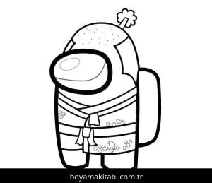 Among us boyama sayfası – evde etkinlik, ücretsiz yazdır