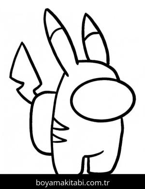 Among us boyama sayfası – çocuk aktivitesi, PDF indir