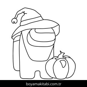 Among us boyama sayfası – eğlenceli etkinlik, el becerilerini geliştirir