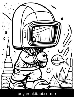 Among us boyama sayfası,  coloring page, , 
