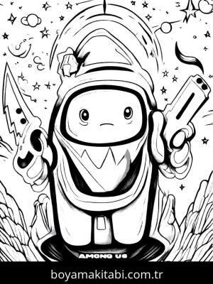 Among us boyama sayfası,  coloring page, , 