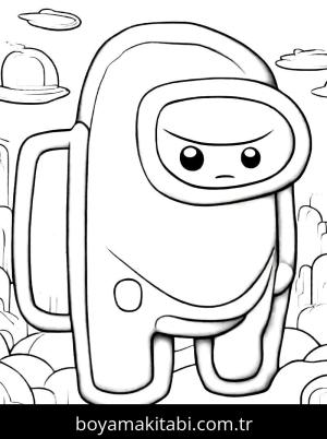 Among us boyama sayfası,  coloring page, , 