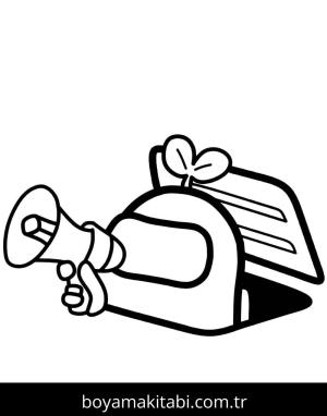 Among us boyama sayfası – ücretsiz yazdır, boyama etkinliği