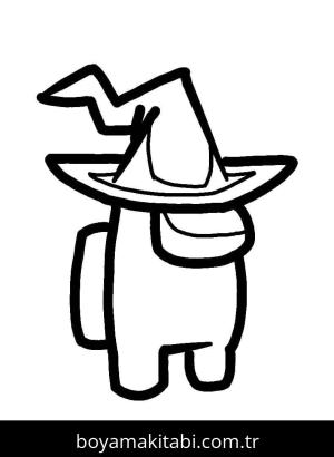 Among us boyama sayfası – eğlenceli etkinlik, el becerilerini geliştirir