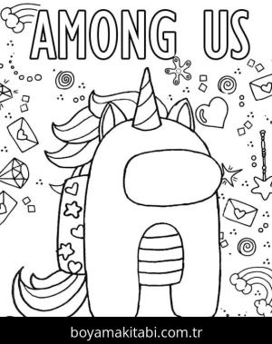 Among us boyama sayfası – ücretsiz yazdır, boyama etkinliği