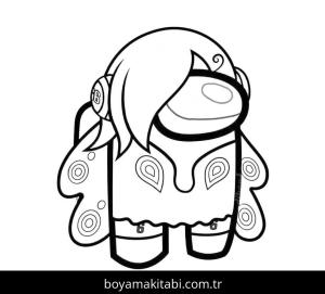 Among us boyama sayfası – evde etkinlik, ücretsiz yazdır