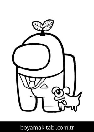 Among us boyama sayfası – yaratıcılık, eğlenceli etkinlik