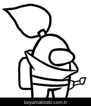 Among us boyama sayfası – keyifli zaman, renkli çizimler