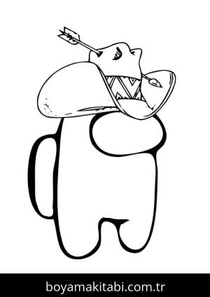 Among us boyama sayfası – yaratıcılık, eğlenceli etkinlik