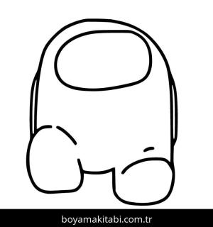 Among us boyama sayfası – boyama etkinliği, çocuk aktivitesi