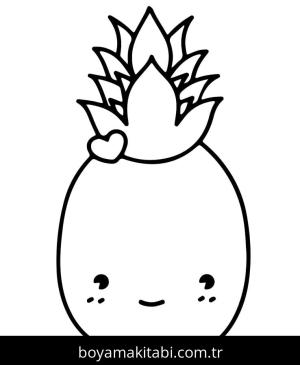 Ananas boyama sayfası 49489,  coloring page, 