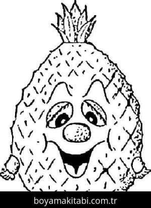 Ananas boyama sayfası 49482,  coloring page, 