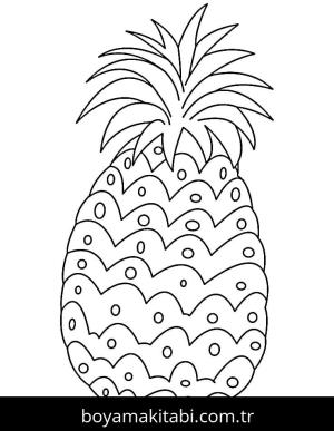 Ananas boyama sayfası 49478,  coloring page, 