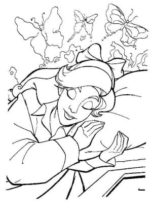 Anastasia boyama sayfası,  coloring page, Uyuyan Anastasia, 