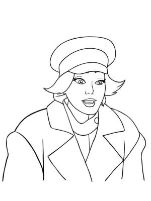 Anastasia boyama sayfası,  coloring page, Mutlu Anastasia, 