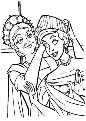 Anastasia boyama sayfası,  coloring page, Güzel Anastasia yazdırılabilir, 