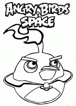 Angry Birds boyama sayfası,  coloring page, Kızgın Kuşlar Uzay, 