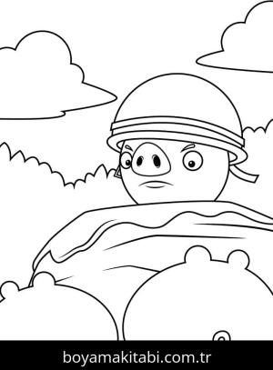 Angry Birds boyama sayfası – ücretsiz yazdır, boyama etkinliği