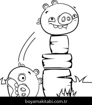 Angry Birds boyama sayfası – evde etkinlik, ücretsiz yazdır