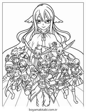 Anime Boy boyama sayfası – ücretsiz yazdır, boyama etkinliği