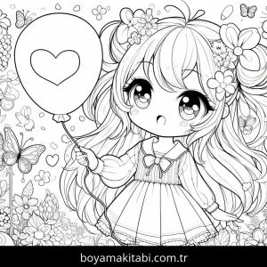 Anime Kızı boyama sayfası 49576, Anime Girl coloring page, 