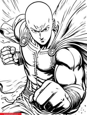 Anime boyama sayfası, Anime coloring page, , 