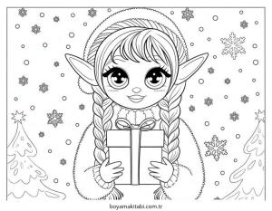 Anime boyama sayfası – okul öncesi, evde etkinlik