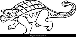 Ankylosaurus Dinazor Boyama