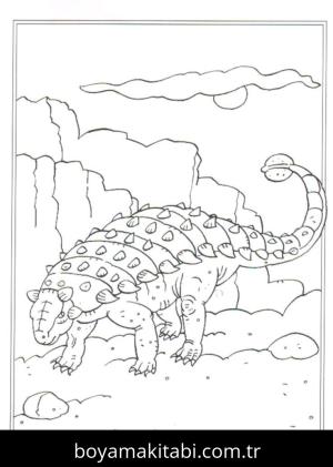 Ankylosaurus Dinazor boyama sayfası,  coloring page, , Ankylosaurus Dinosaur Awesome Legendary