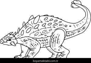 Ankylosaurus Dinazor Boyama