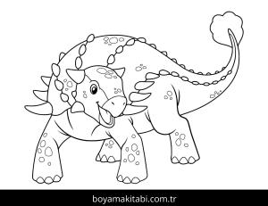 Ankylosaurus Dinazor Boyama