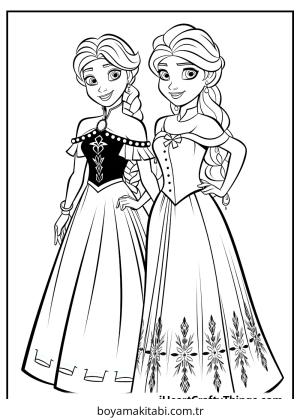 Anna boyama sayfası – okul öncesi, evde etkinlik