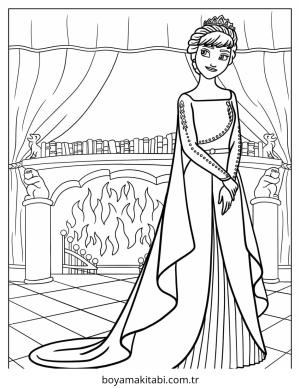 Anna boyama sayfası – evde etkinlik, ücretsiz yazdır