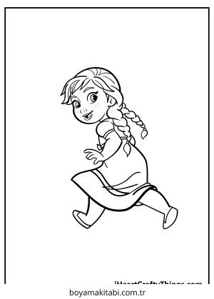 Anna boyama sayfası – yaratıcılığı geliştirir, keyifli zaman