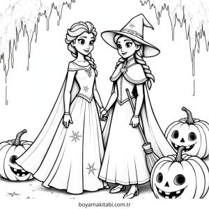 Anna boyama sayfası – çocuklar için, çizgi film temalı