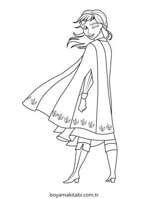 Anna boyama sayfası – keyifli zaman, renkli çizimler