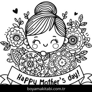 Anneler Günü boyama sayfası,  coloring page, , 