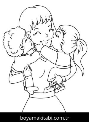 Anneler Günü Boyama